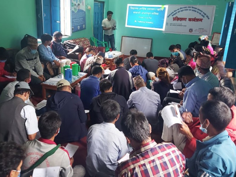 पुथाउत्तरगंगाका शिक्षकहरुमा कोरोना परीक्षण